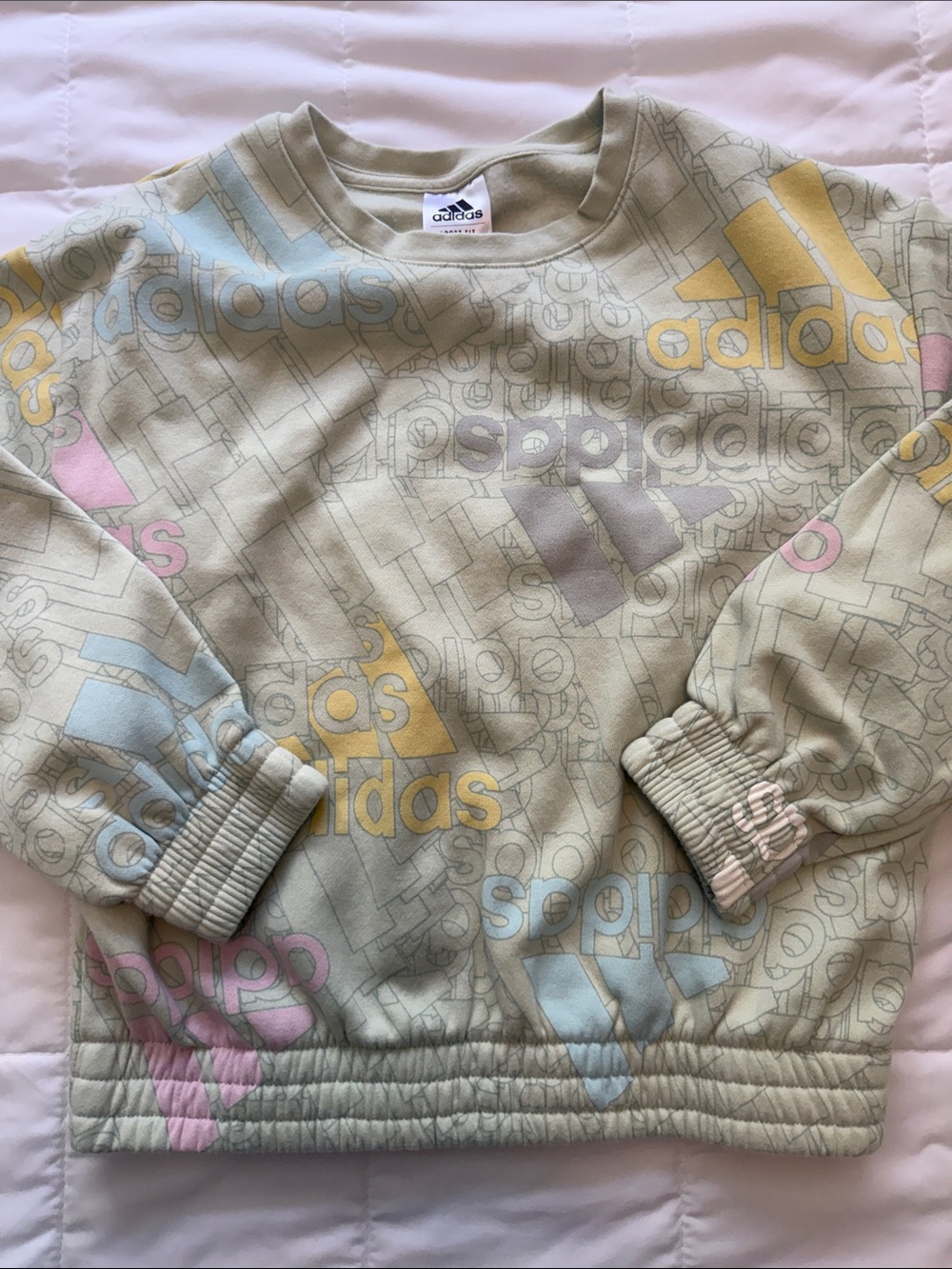 Adidas logo crewneck sweatshirt
